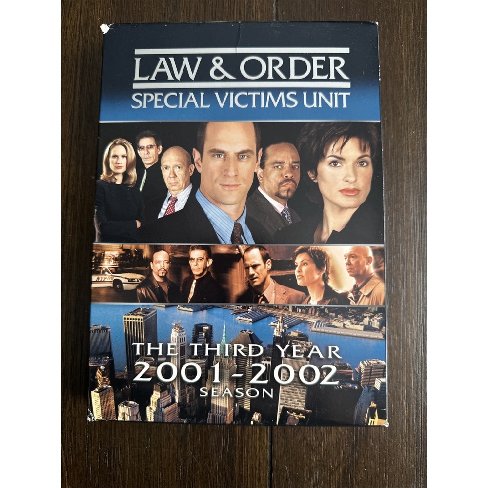 Law Order Special Victims Unit The Third Year 2001 DVD Christopher Meloni SVU S3